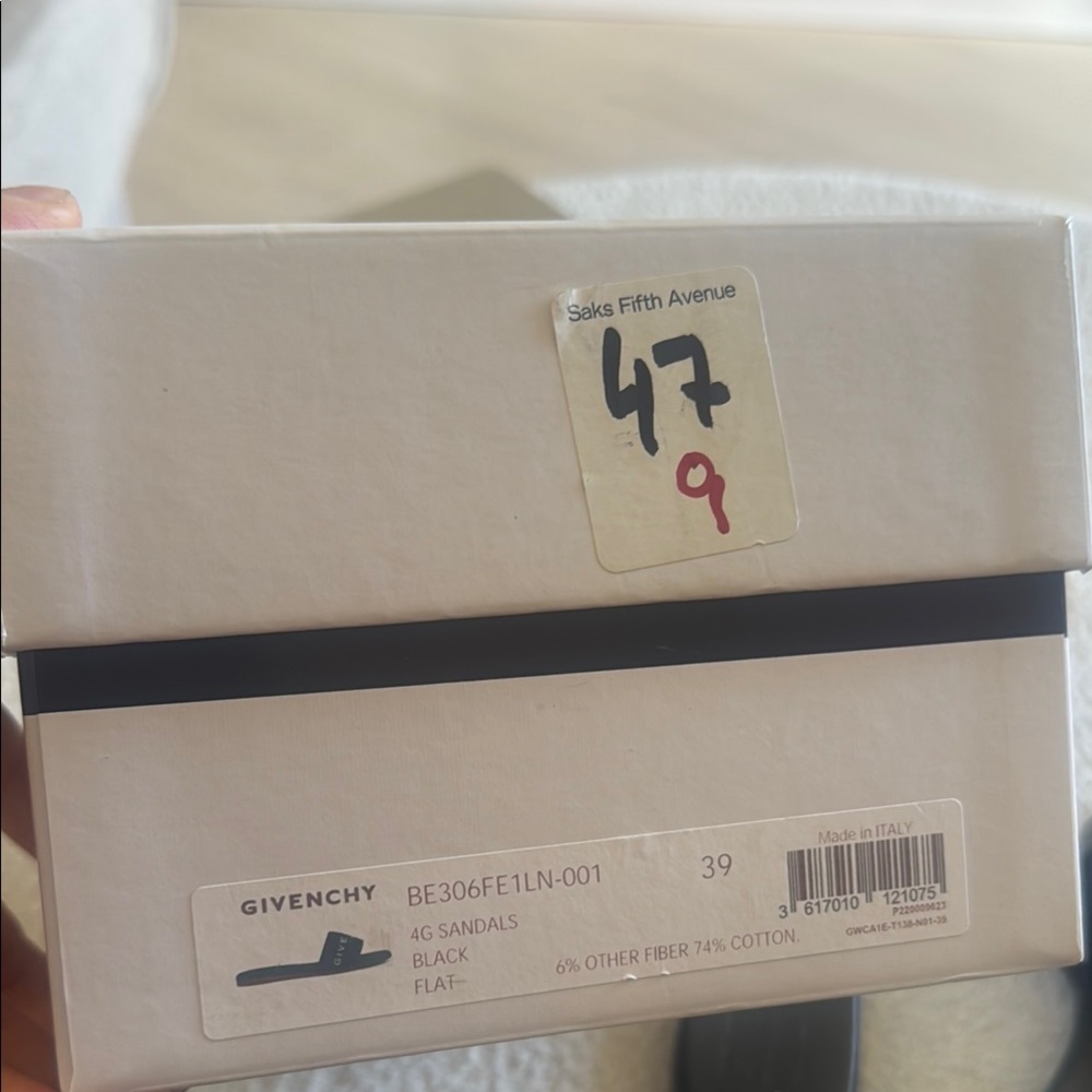 Givenchy Black Sandals Minimalist Design - Picture 4 of 4